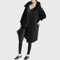 Ava | Stylish Long Water-Resistant Hooded Trench Coat