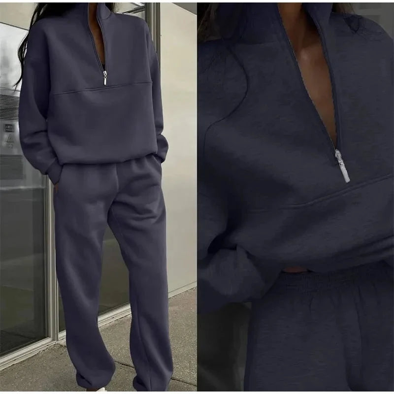 Heike | Soft And Effortless High-Waisted Lounge Two Piece Set
