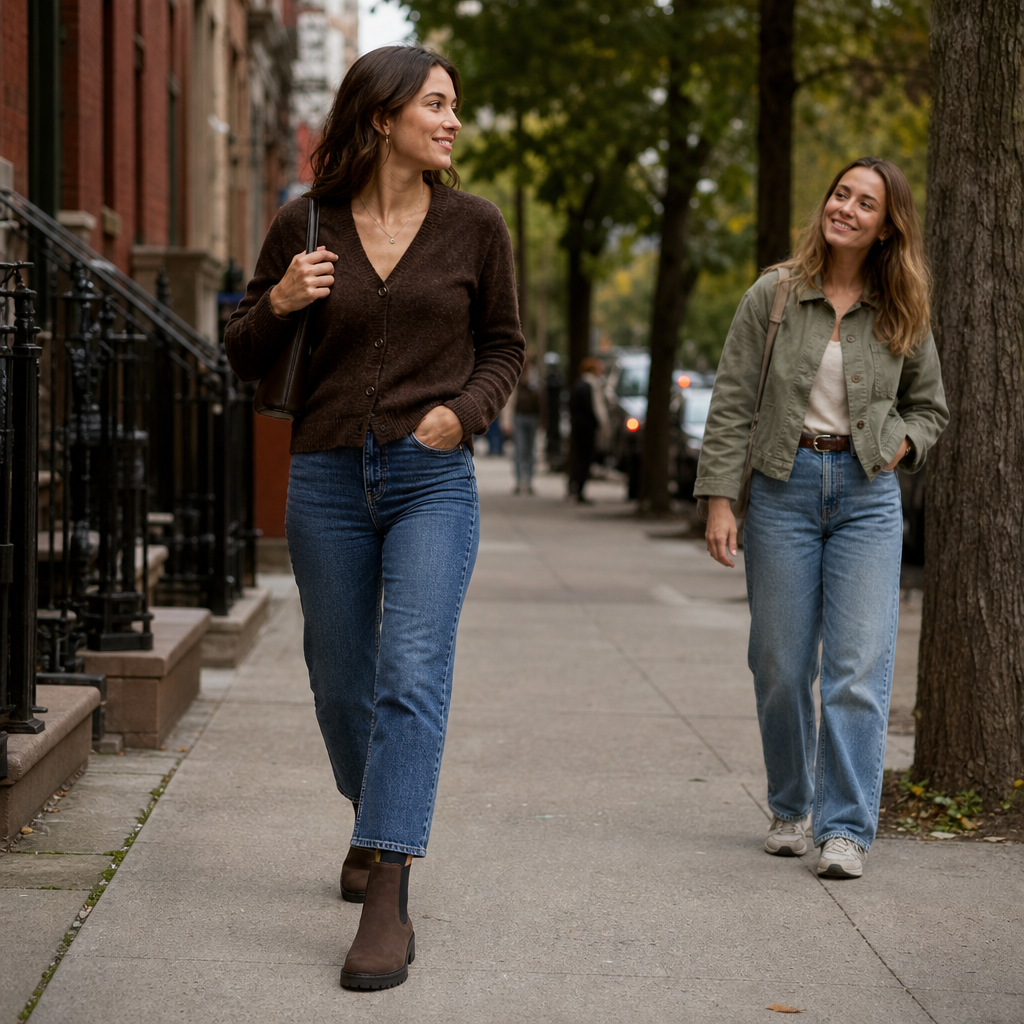 Everstride | Chelsea Ankle Boots – Versatile Brown Style for Women