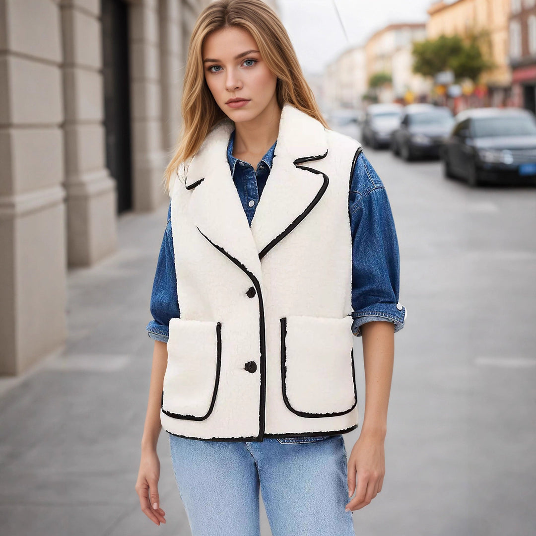 Isla | Elegant Textured Loop Layering Vest