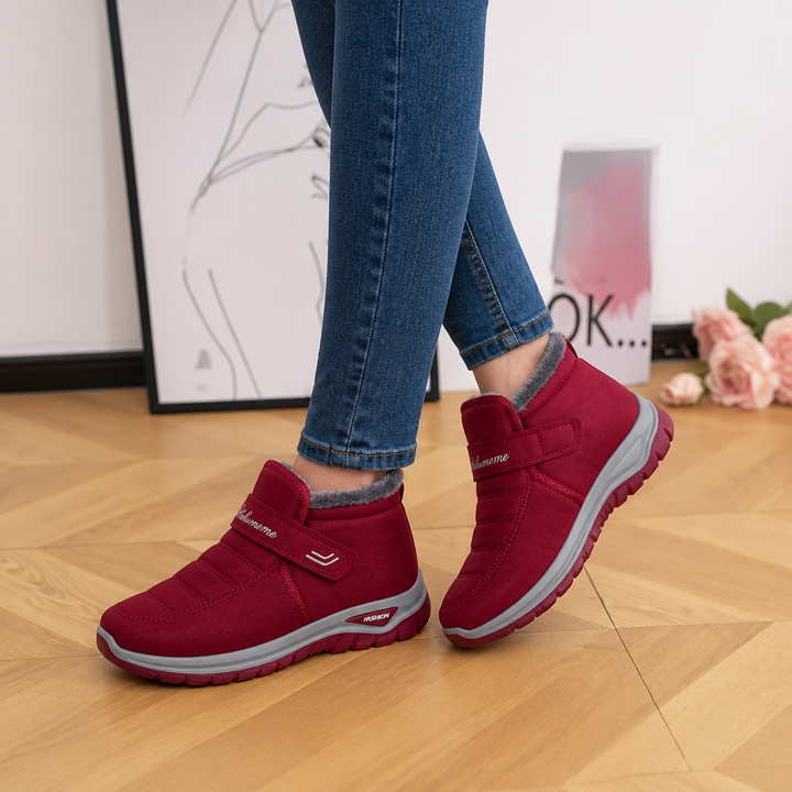 Cozara | Fur Lined Slip On Winter Boots for Women