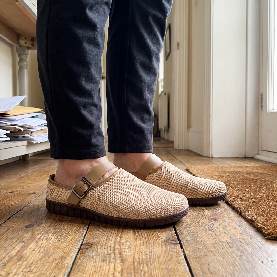 Dori | House Slippers – Comfortable Open-Heel Design for Everyday Wear