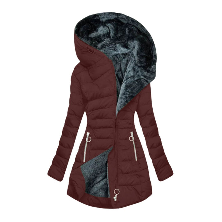 Nora | Long Waterproof Hooded Winter Jacket