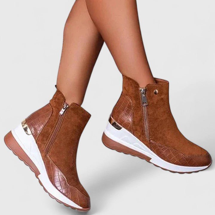 Jessica | Elegant And Supportive Orthopedic Wedge Ankle Boots