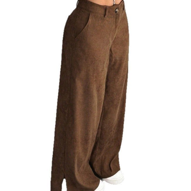 Victoria | Elegant And High-Waist Slit Wide Leg Pants