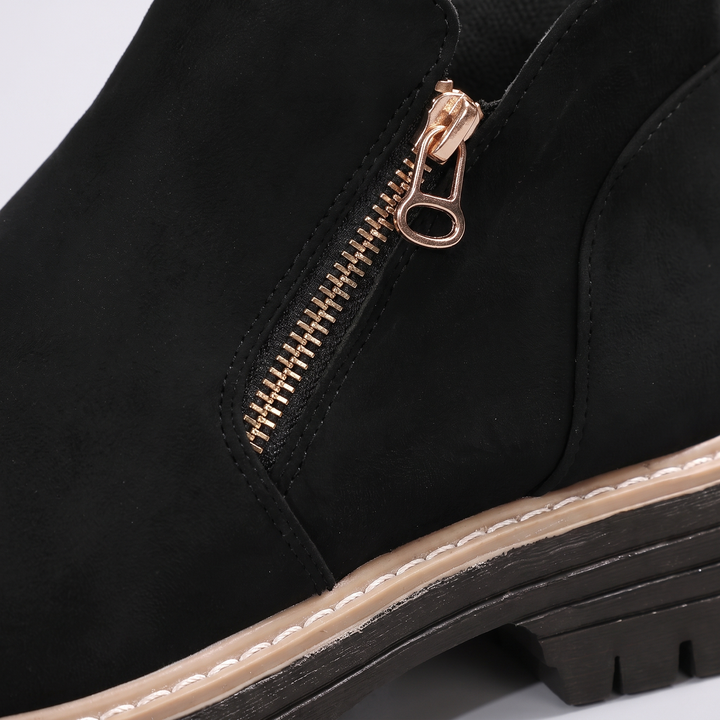Margo | Platform Ankle Boots – Elevated Suede Style for Women