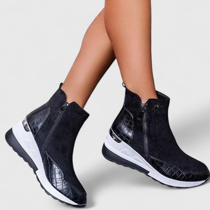 Jessica | Elegant And Supportive Orthopedic Wedge Ankle Boots