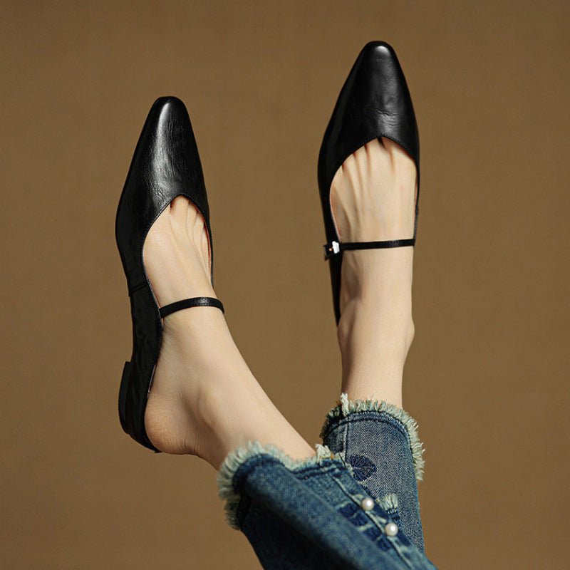 Sarah | Elegant And Pointed Toe Mules