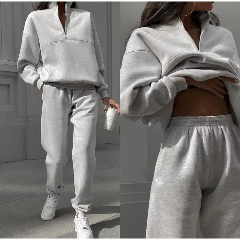Heike | Soft And Effortless High-Waisted Lounge Two Piece Set