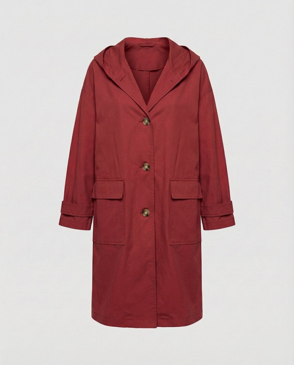 Isabel | Longline Waterproof Hooded Jacket
