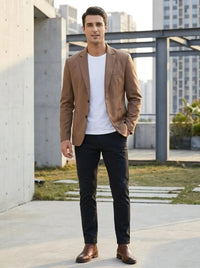 Julian | Refined Two-Button Tailored Menswear Blazer