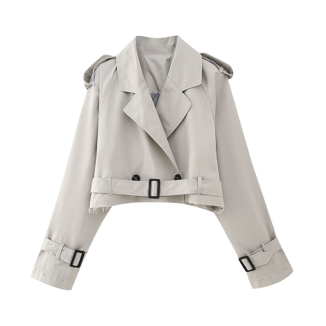 Keira | Trendy And Chic Tailored Short Trench Coat