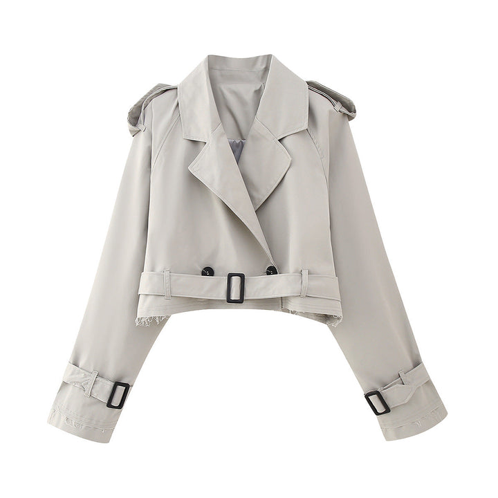 Keira | Trendy And Chic Tailored Short Trench Coat
