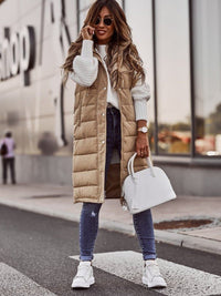 Nora | Elegant And Cozy Knee-Length Quilted Winter Jacket