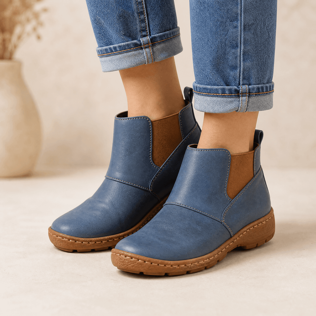 Solena | Ankle Boots – Adjustable Design for Women