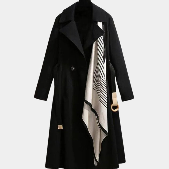 Mia | Classic Belted Midi Trench Coat
