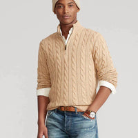 John | Classic Pure Wool Cable Knit Sweater
