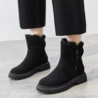 Christina | Stylish and Comfortable Plush-Lined Ankle Snow Boots