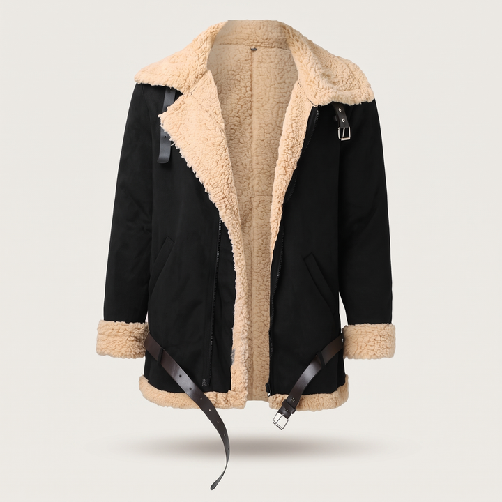 Aero | Shearling Lined Aviator Jacket – Rugged Warmth for Men