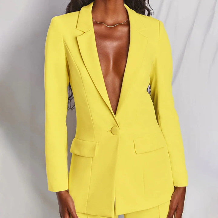 Celeste | Completo moderno a due pezzi con blazer e pantaloni