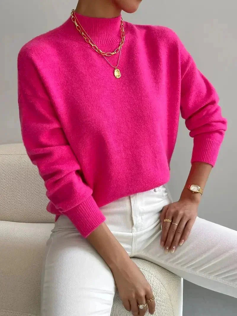 Isabella | Cozy And Elegant Turtleneck Knit Sweater