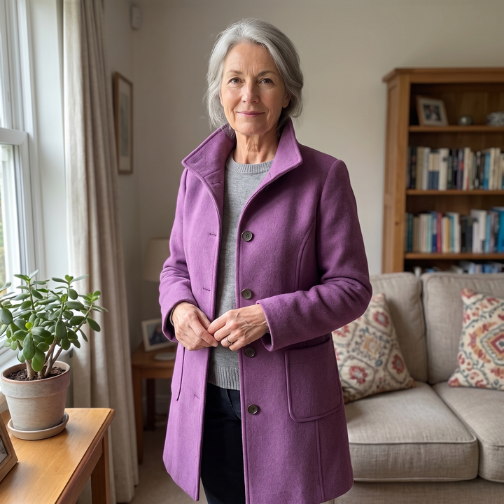 Serena | Heritage Coat – Elegant Wool Dress for Women