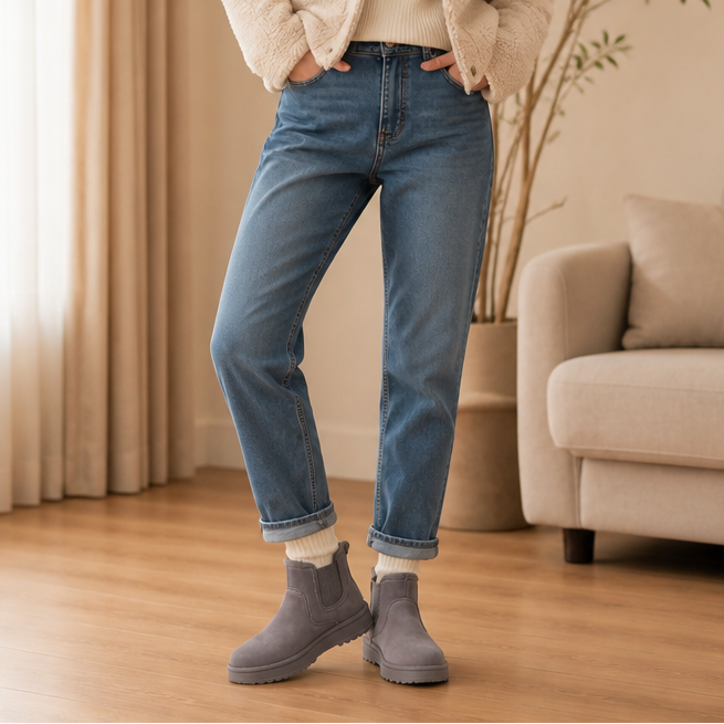 Cozywalk | Fur-Lined Slip-On Winter Boots for Women