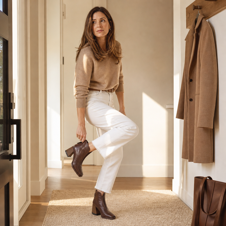 Norina | Ankle Boots – Sleek Block-Heel Style for Women