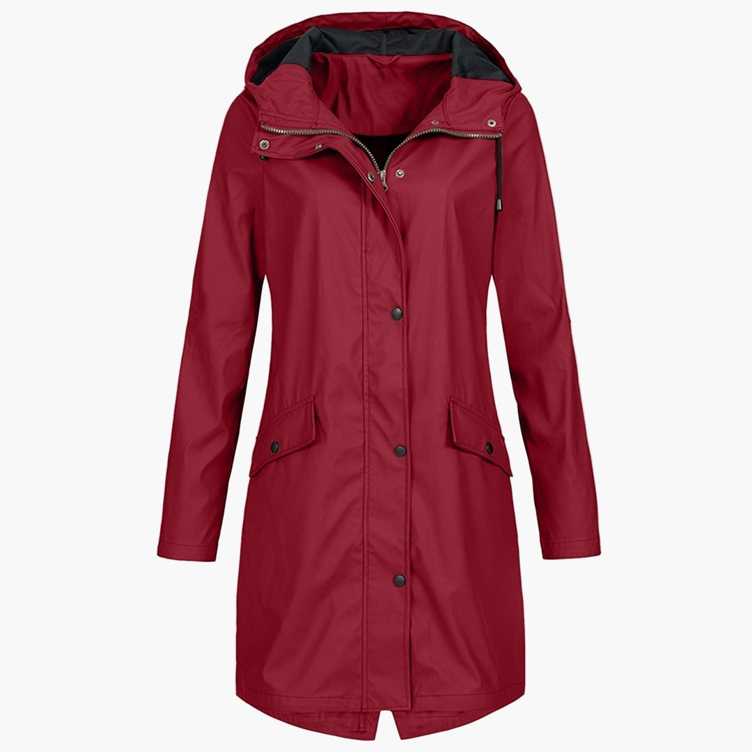 Bettina | Waterproof Long Hooded Coat for Women