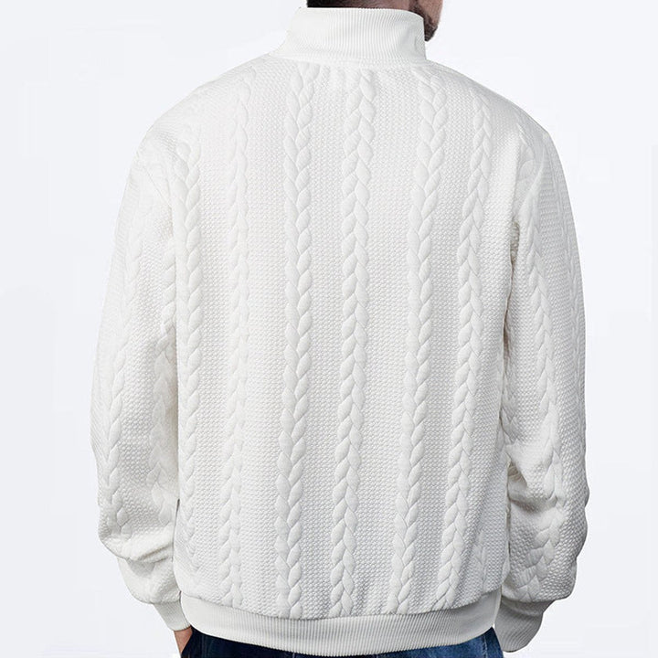 Andreas | Knit Sweater – Stylish Quarter-Zip Design for Men