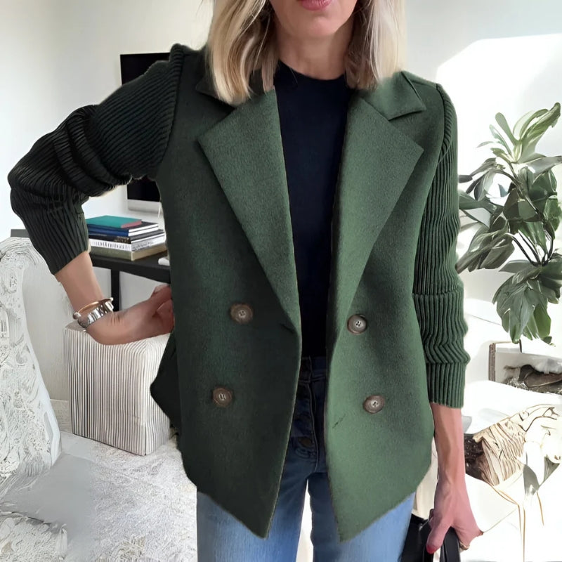 Evelyn | Cozy Knit Sweater Pattern Blazer