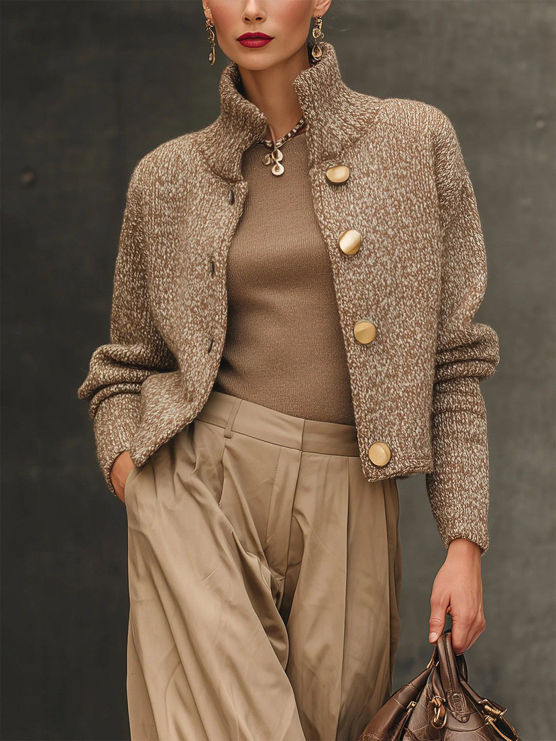Elise | Blazer in maglia morbida ed elegante per un’eleganza quotidiana senza sforzo