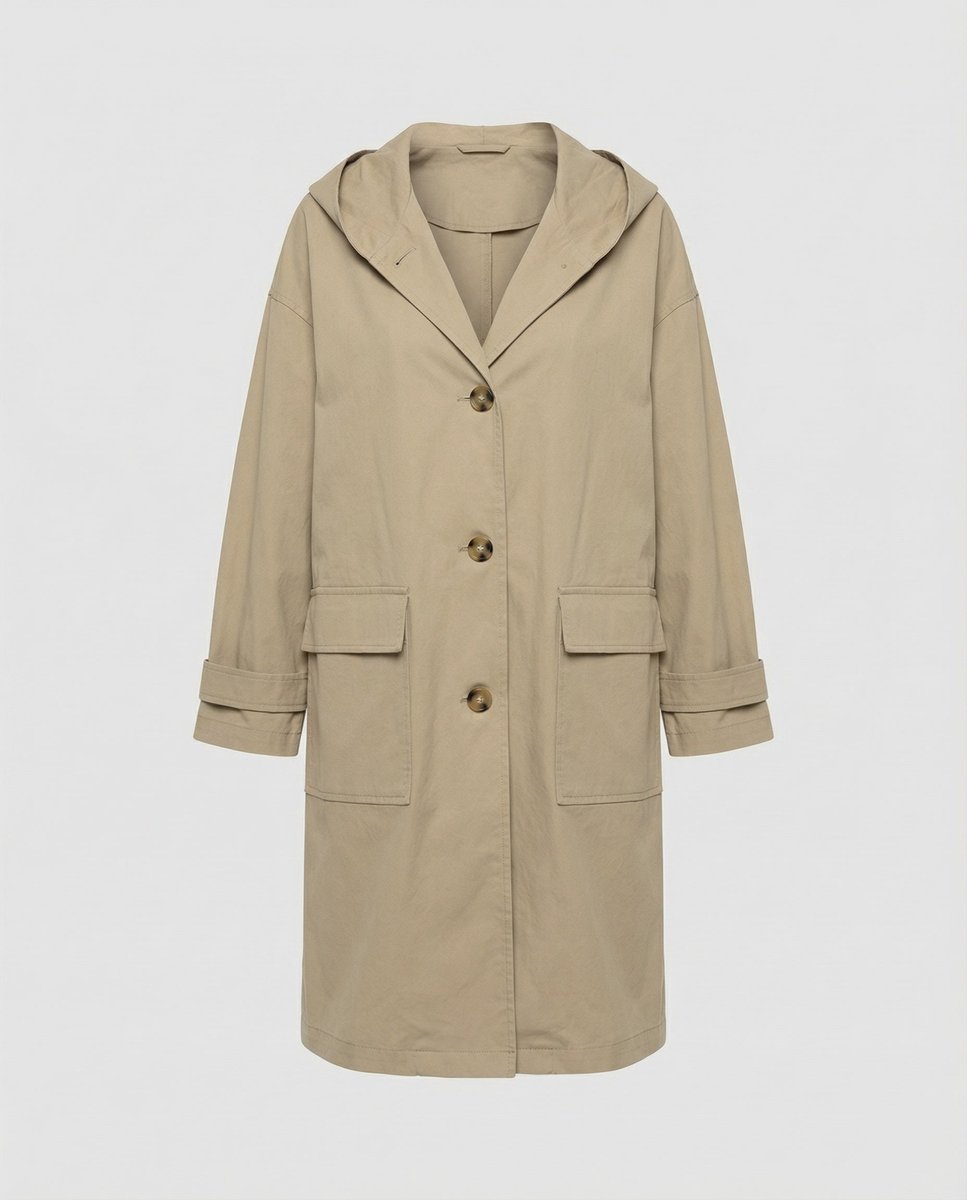 Isabel | Longline Waterproof Hooded Jacket