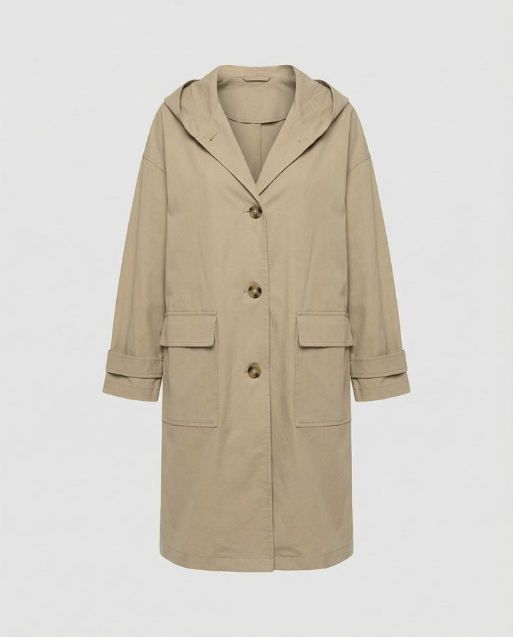 Isabel | Longline Waterproof Hooded Jacket