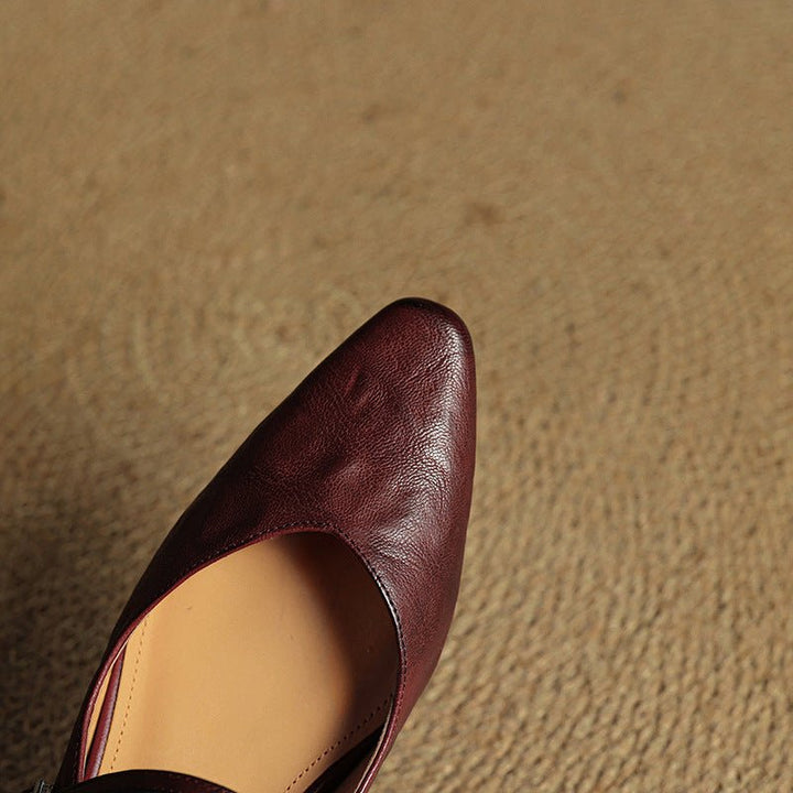Sarah | Elegant And Pointed Toe Mules