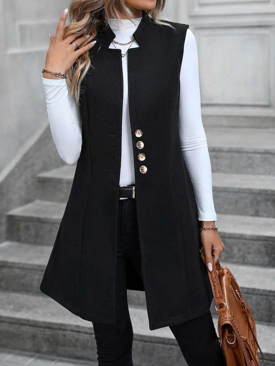 Clara | Chic And Tailored Buttoned Vest