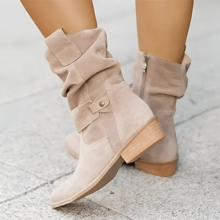 Clara | Chic And Comfortable Faux Suede Knee High Boots