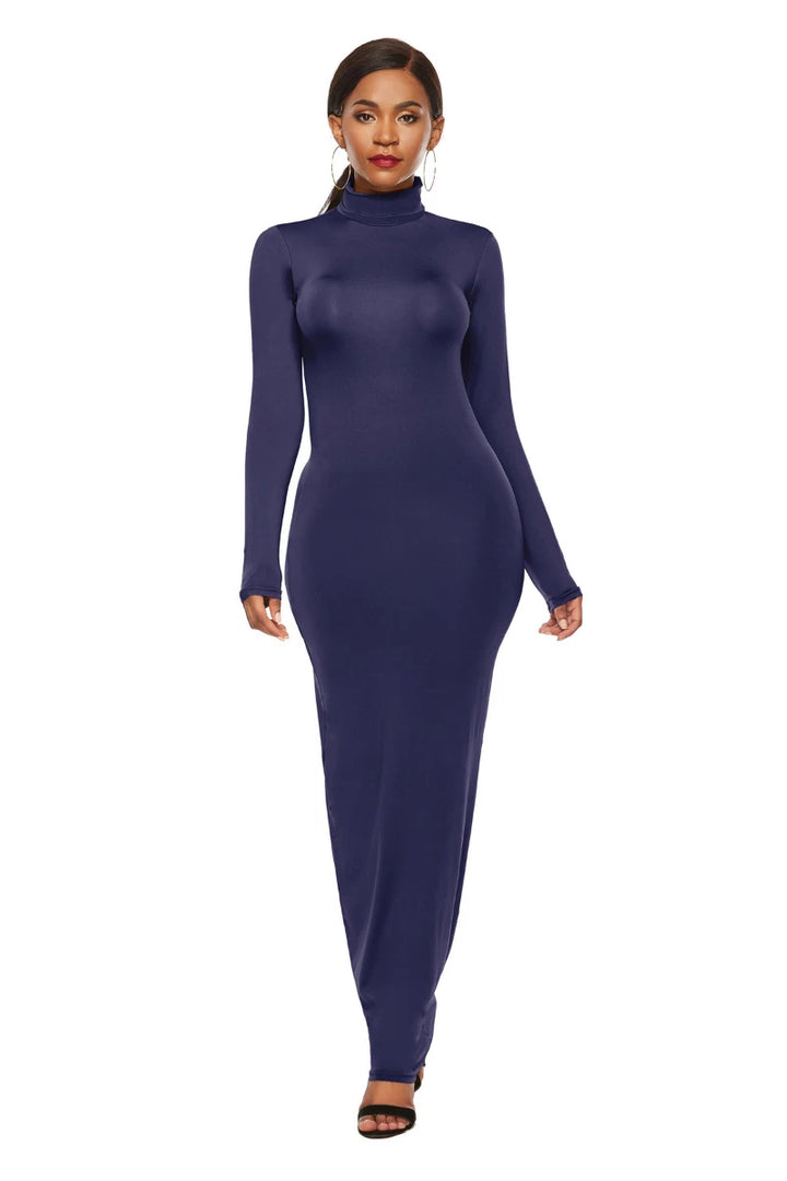 Jaleesa| Abito lungo elegante a maniche lunghe