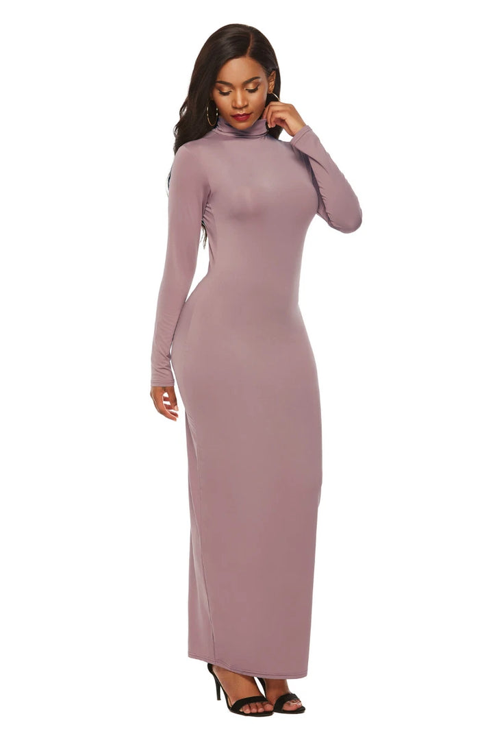 Jaleesa| Abito lungo elegante a maniche lunghe
